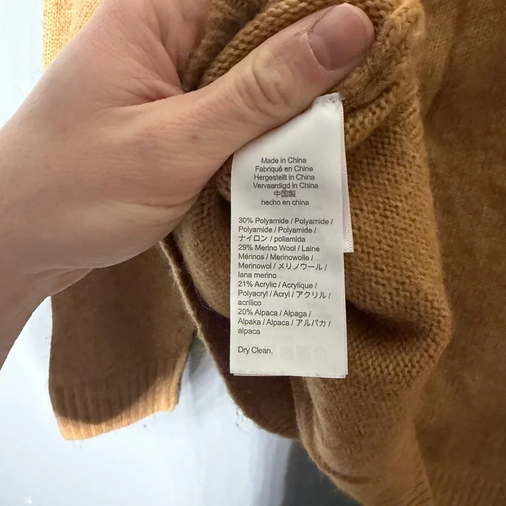 J.Crew Relaxed Saddle Sleeve Sweater Size Medium - Picture 6 of 7